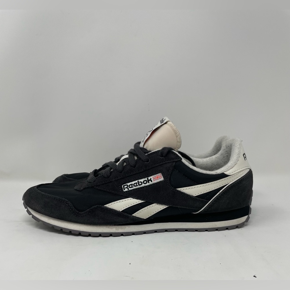 Reebox Men Black Lace Up Sneaker Size 10